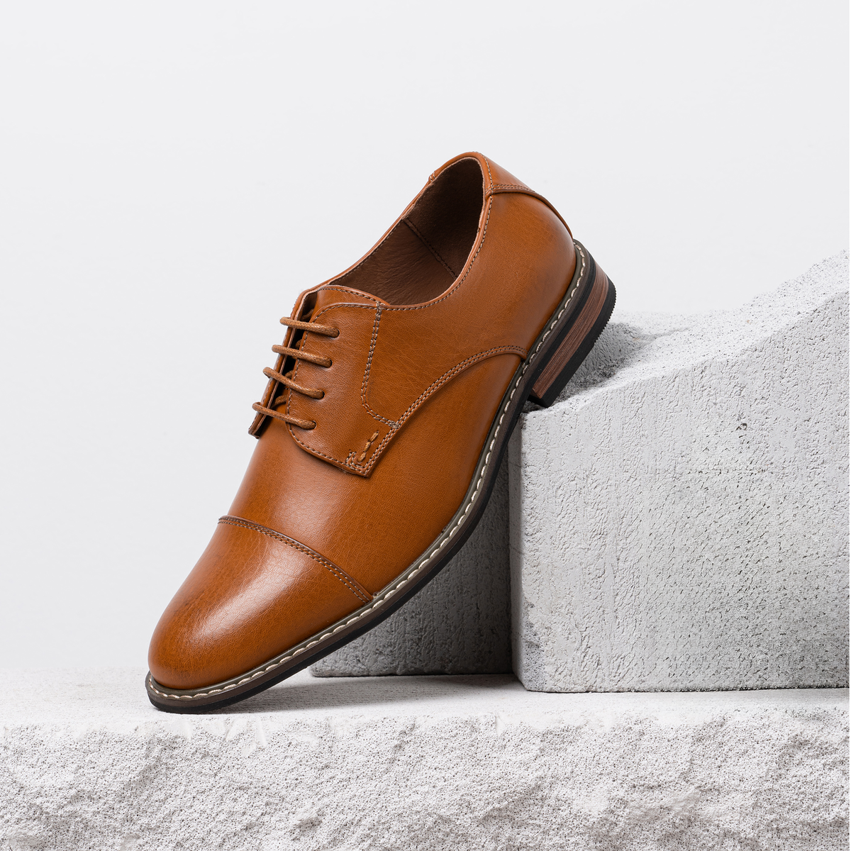 white christmas dresses Brown Wholecut Oxford Leather Dress Shoes - Blake Rapid - Portugal main image 0