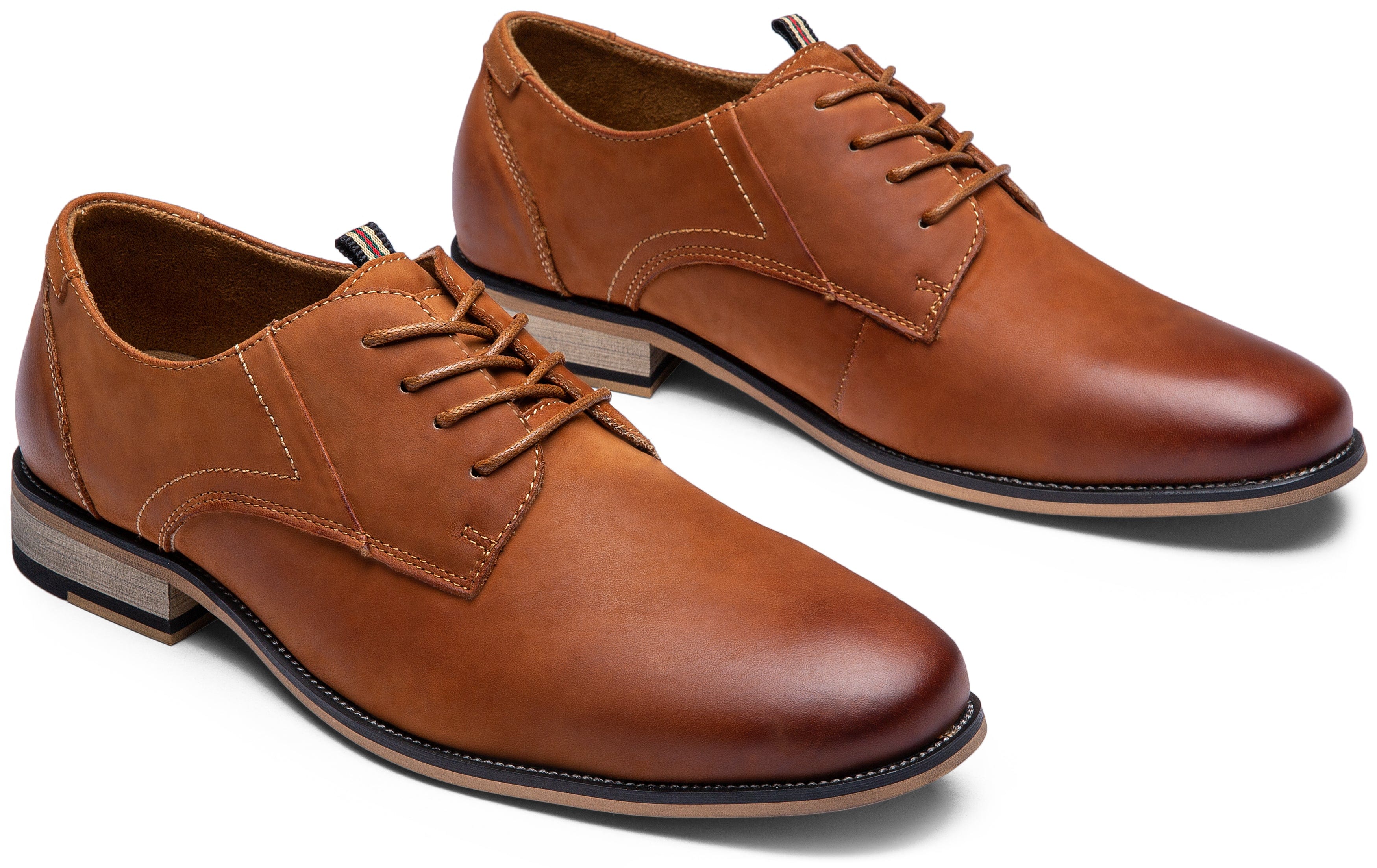 Jousen Mens Dress Shoes Formal Leather Oxford Classical Business Derby Shoes