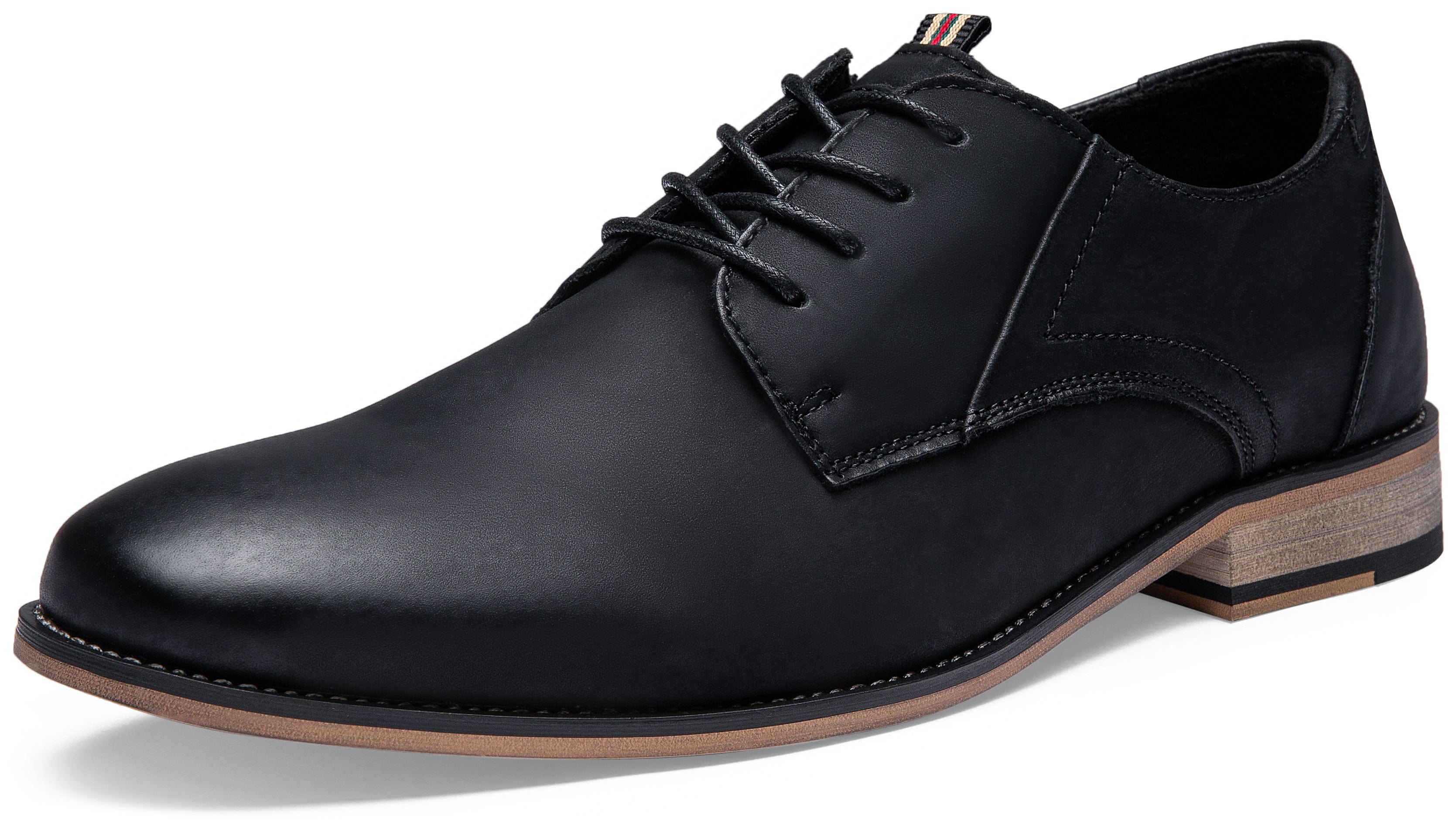 Jousen Mens Dress Shoes Formal Leather Oxford Classical Business Derby Shoes