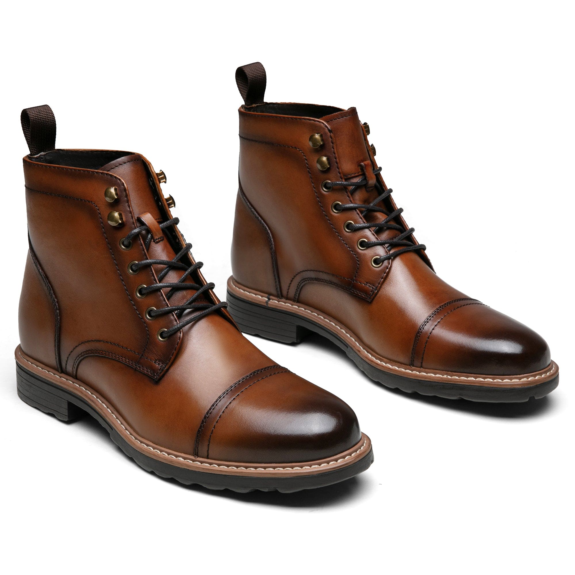 Men's Leather Retro Classic Dress Boots