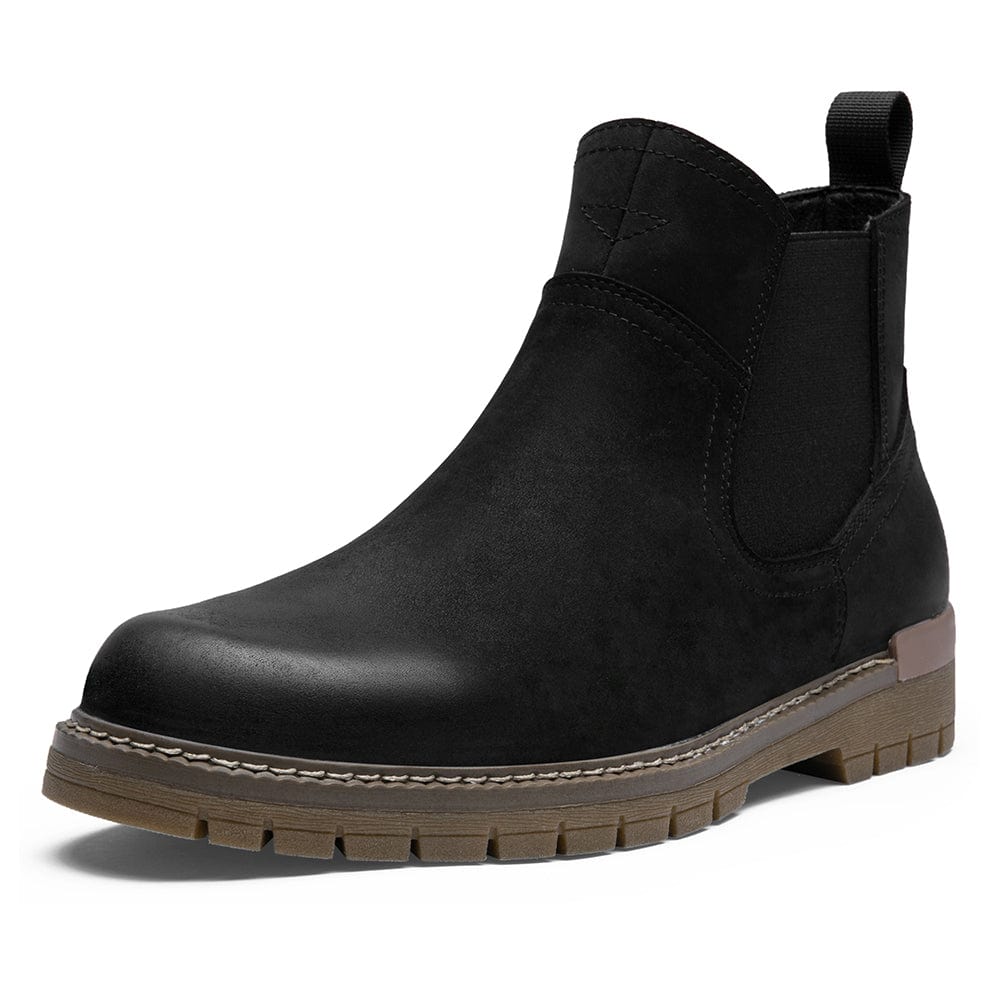 Men's Leather Casual Retro Slip On Ankle Boots | JOUSEN