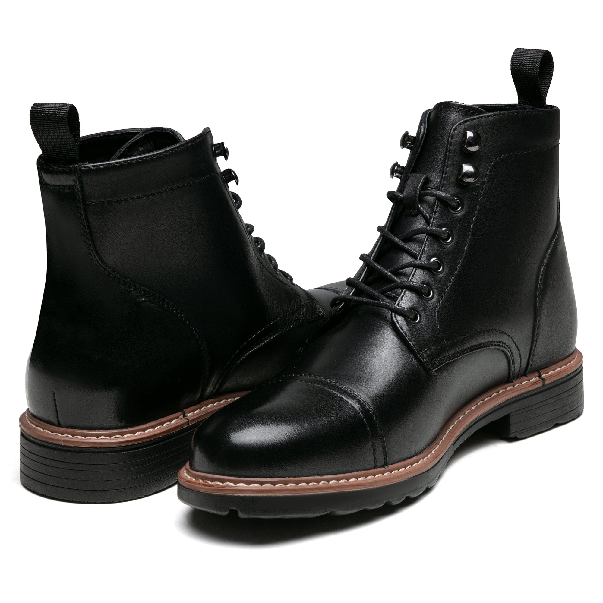Men's Leather Retro Classic Dress Boots