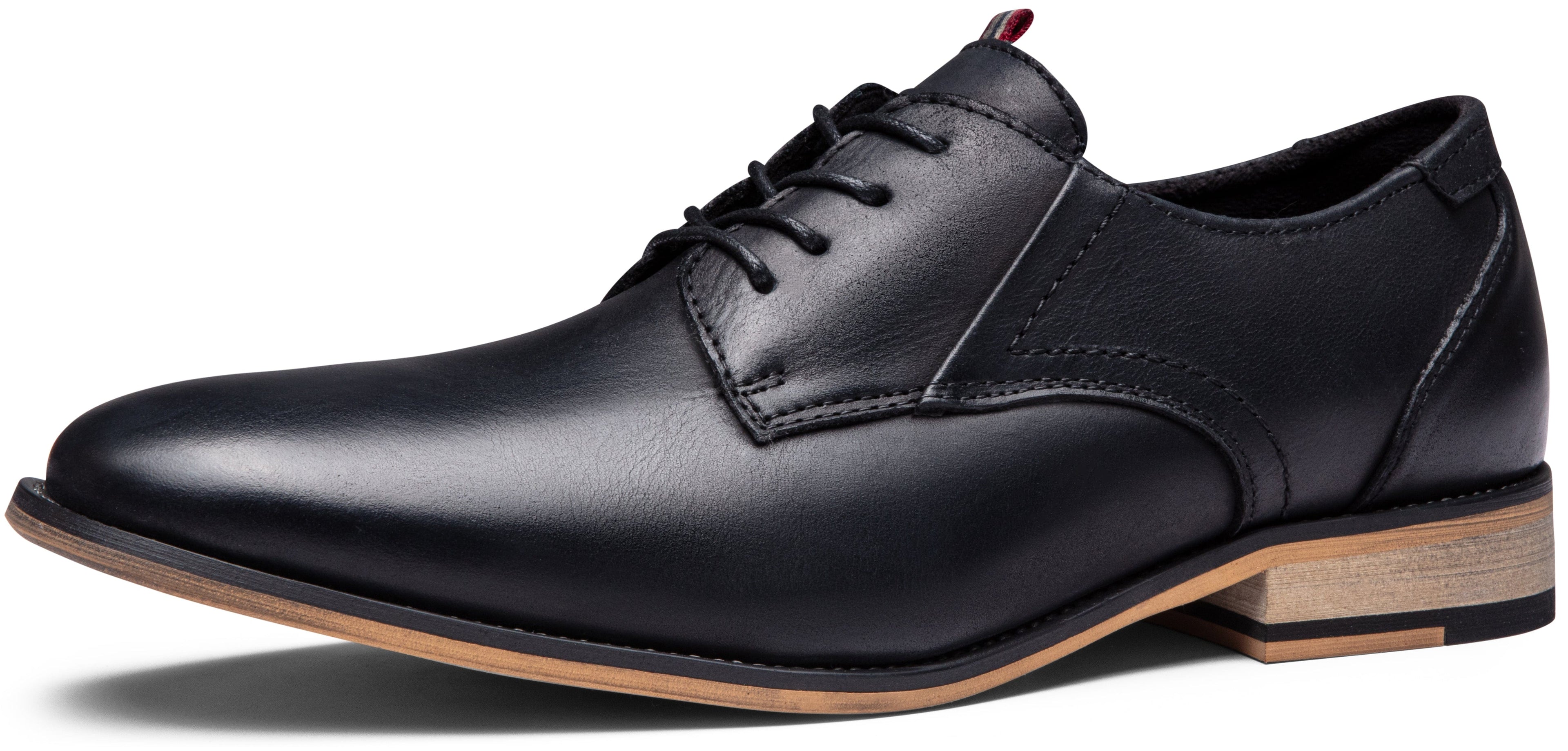 Jousen Mens Dress Shoes Formal Leather Oxford Classical Business Derby Shoes