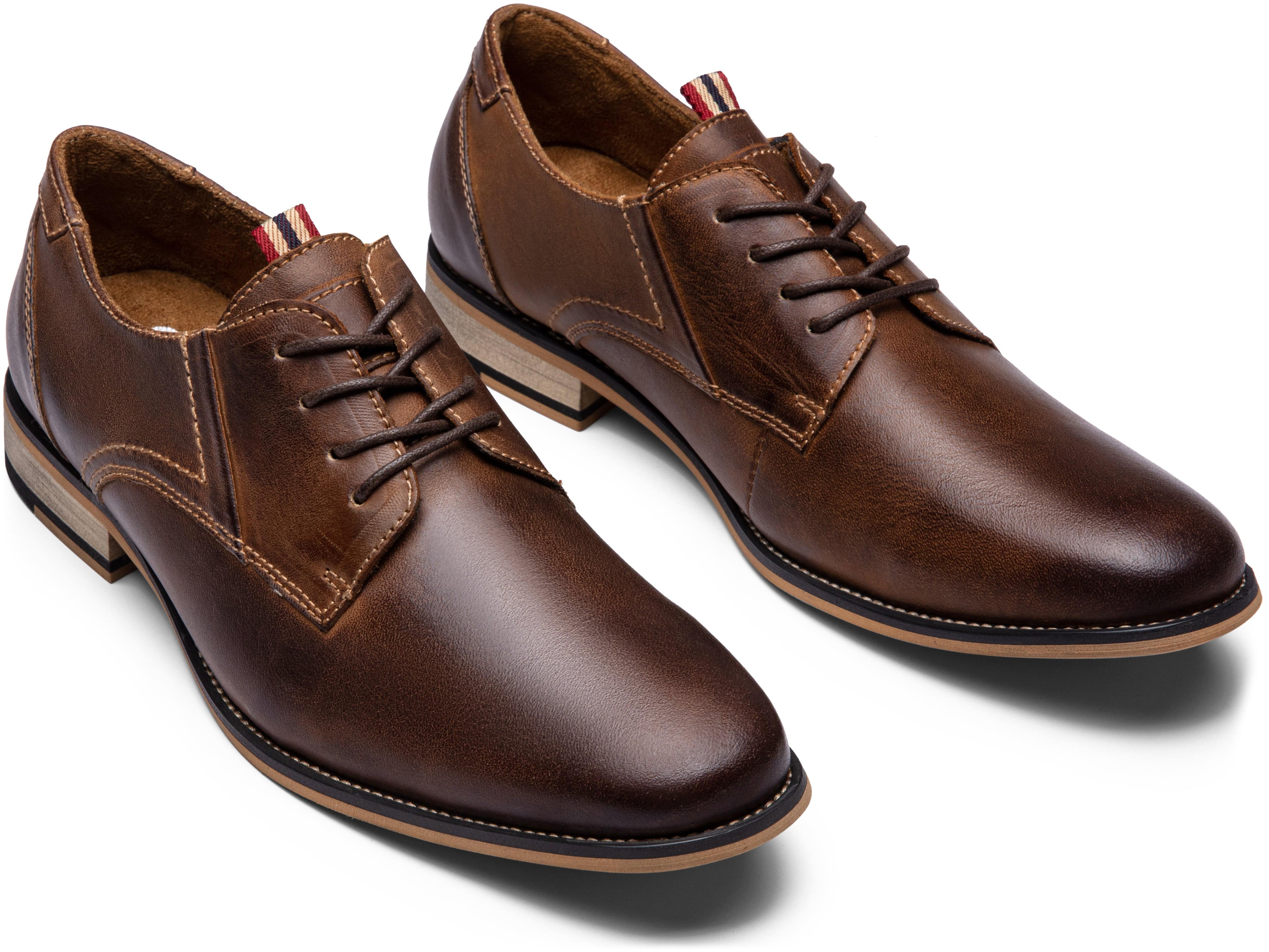 Jousen Mens Dress Shoes Formal Leather Oxford Classical Business Derby Shoes