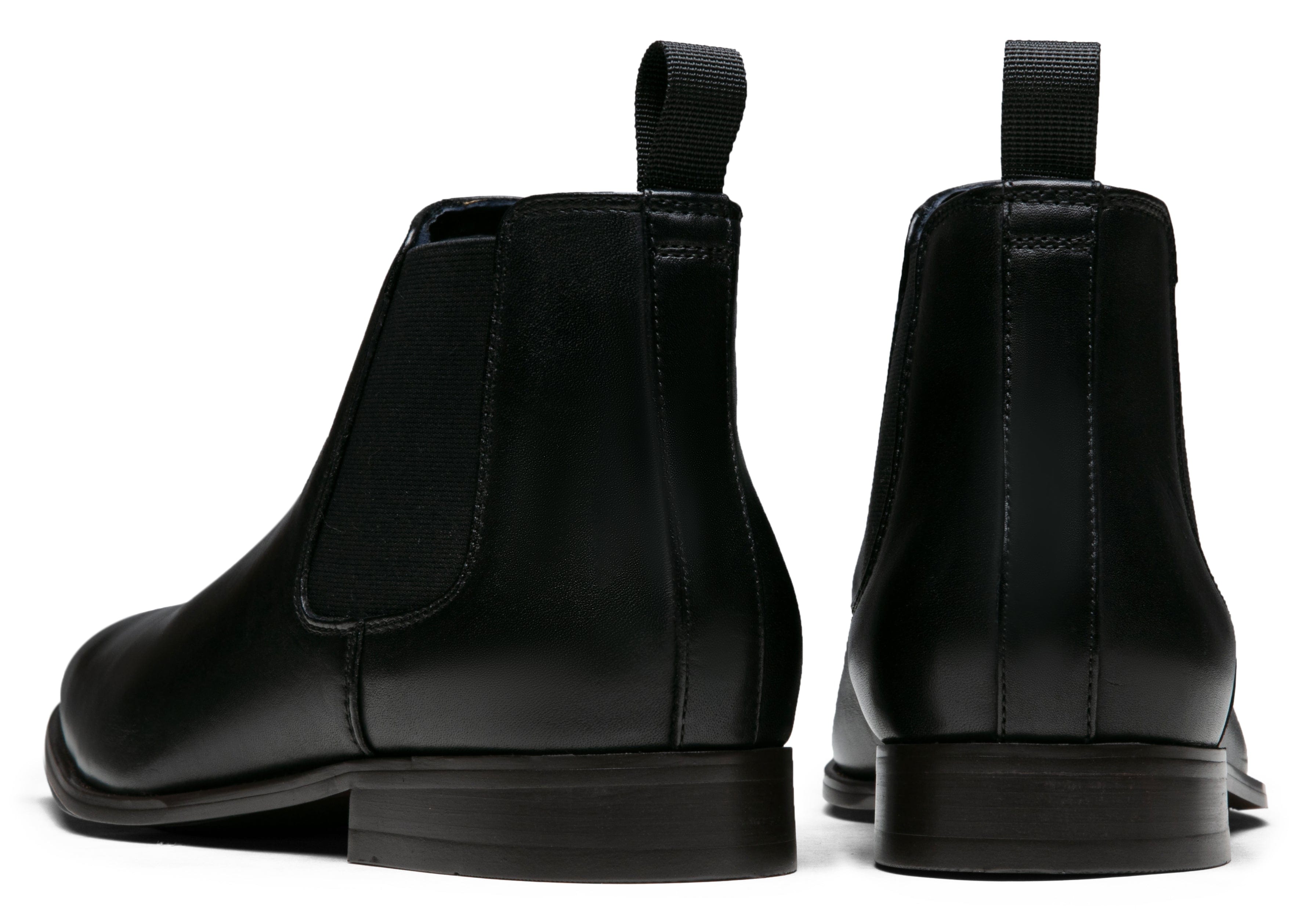 Men's Polished Leather Chelsea Dress Boot | JOUSEN