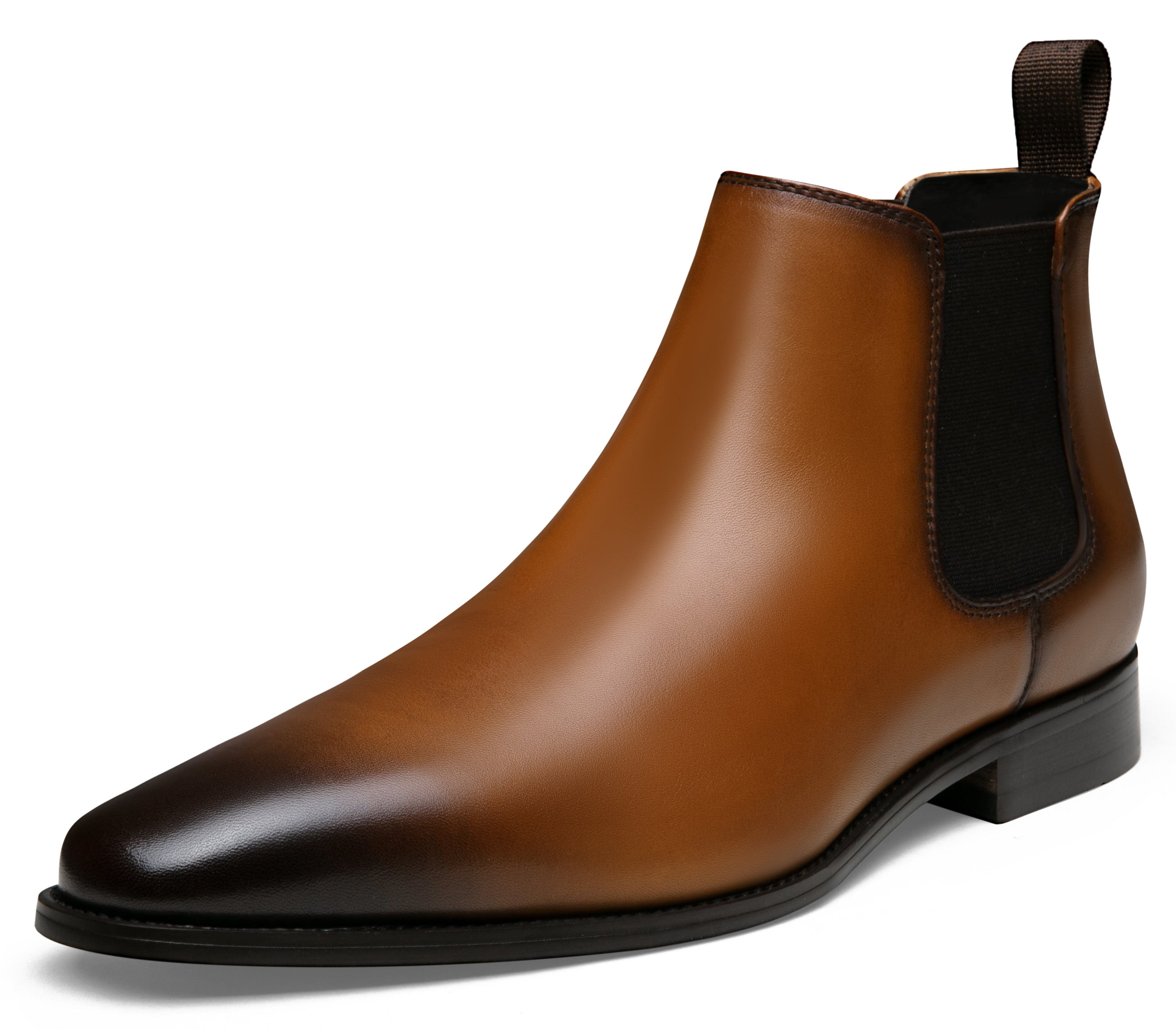 Men's Polished Leather Chelsea Dress Boot | JOUSEN