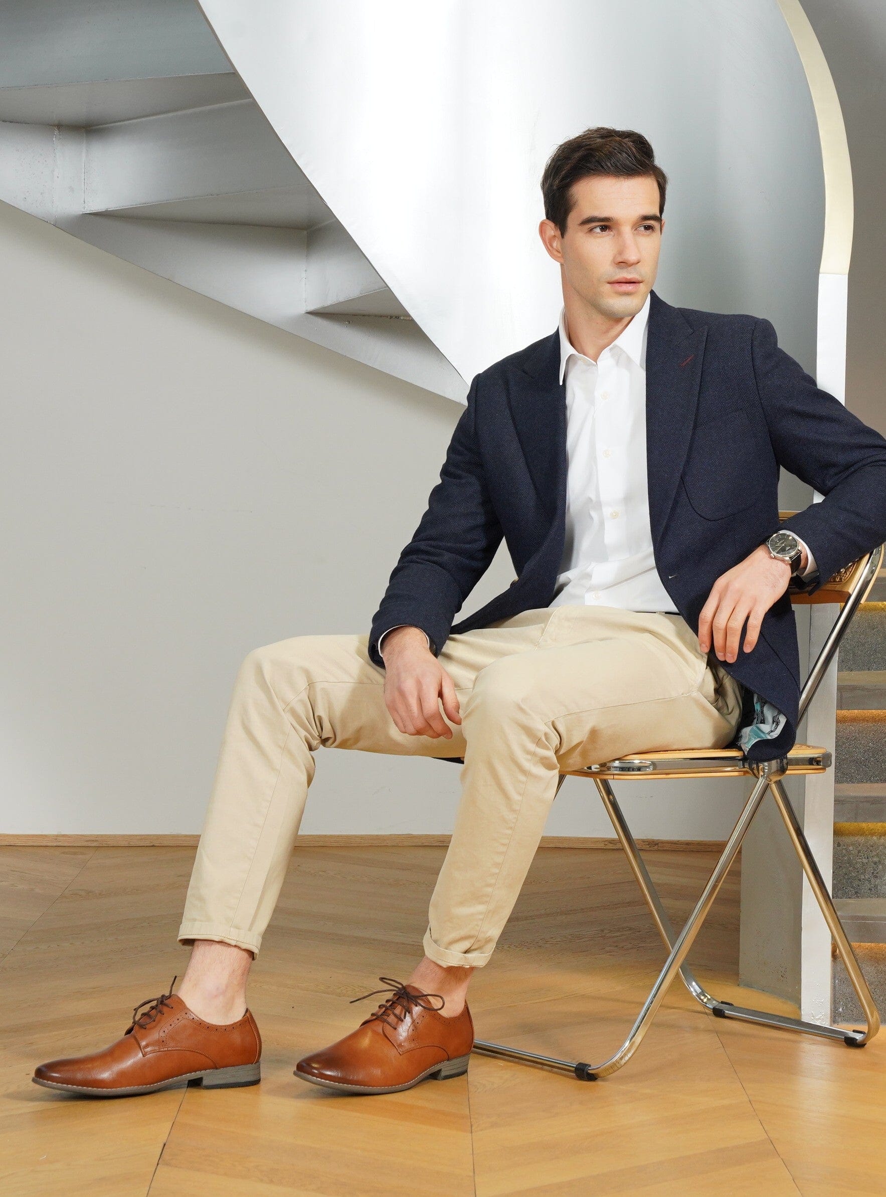 Jousen Men's Oxford Dress Shoes Derby Shoes