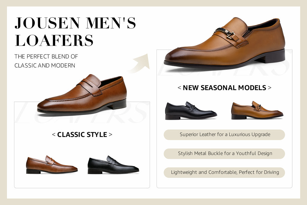 New Release: Jousen Men's Loafers - The Perfect Blend of Classic and Modern