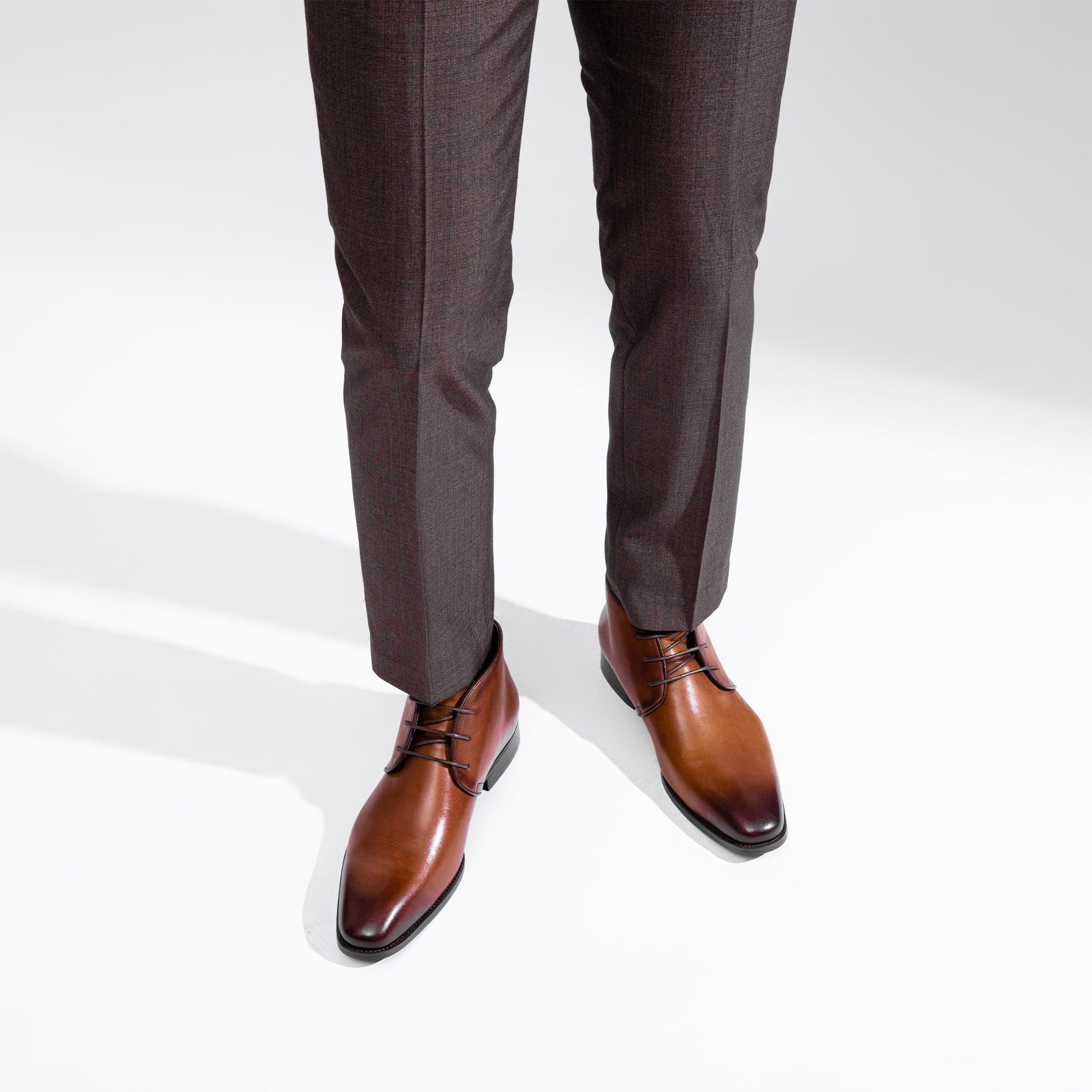 Men's Polish Retro Ankle Chukka boots | JOUSEN
