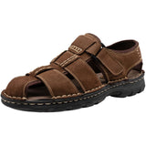 Men's Sandals Leather Closed Toe | JOUSEN