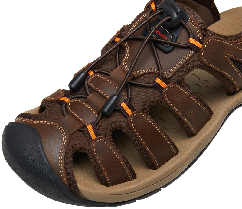 Men's Summer Leather Beach Sandals | JOUSEN