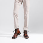 Men's Leather Wingtip Formal Boots | JOUSEN