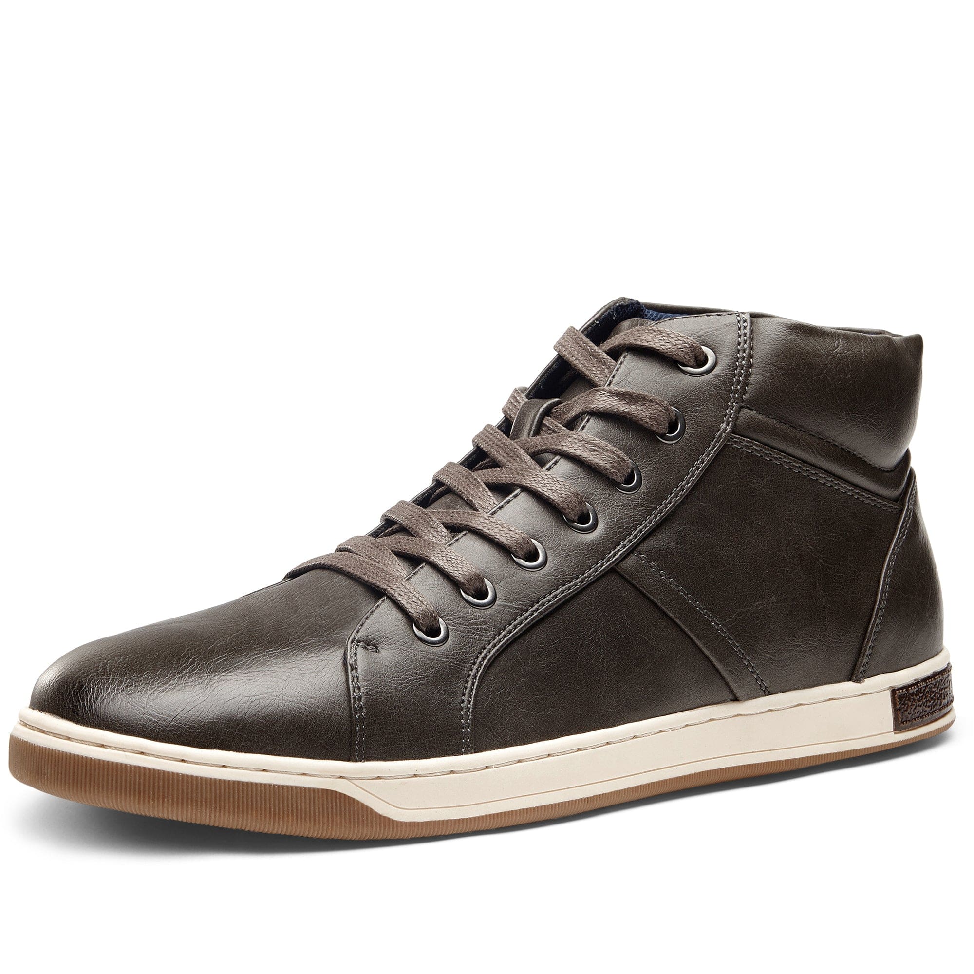 high top casual dress shoes Amazon.com | Men's Leather Elastic Slip-on Fashion High Top Dress Sneakers Boots with Monk Buckle Decor Comfort Non-Slip Lightweight Walking Casual Oxford Sneaker (Black,6)