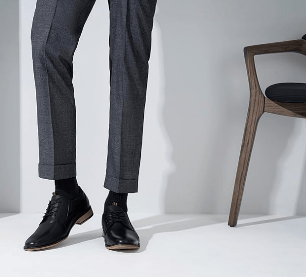 Jousen Mens Dress Shoes Formal Leather Oxford Classical Business Derby Shoes