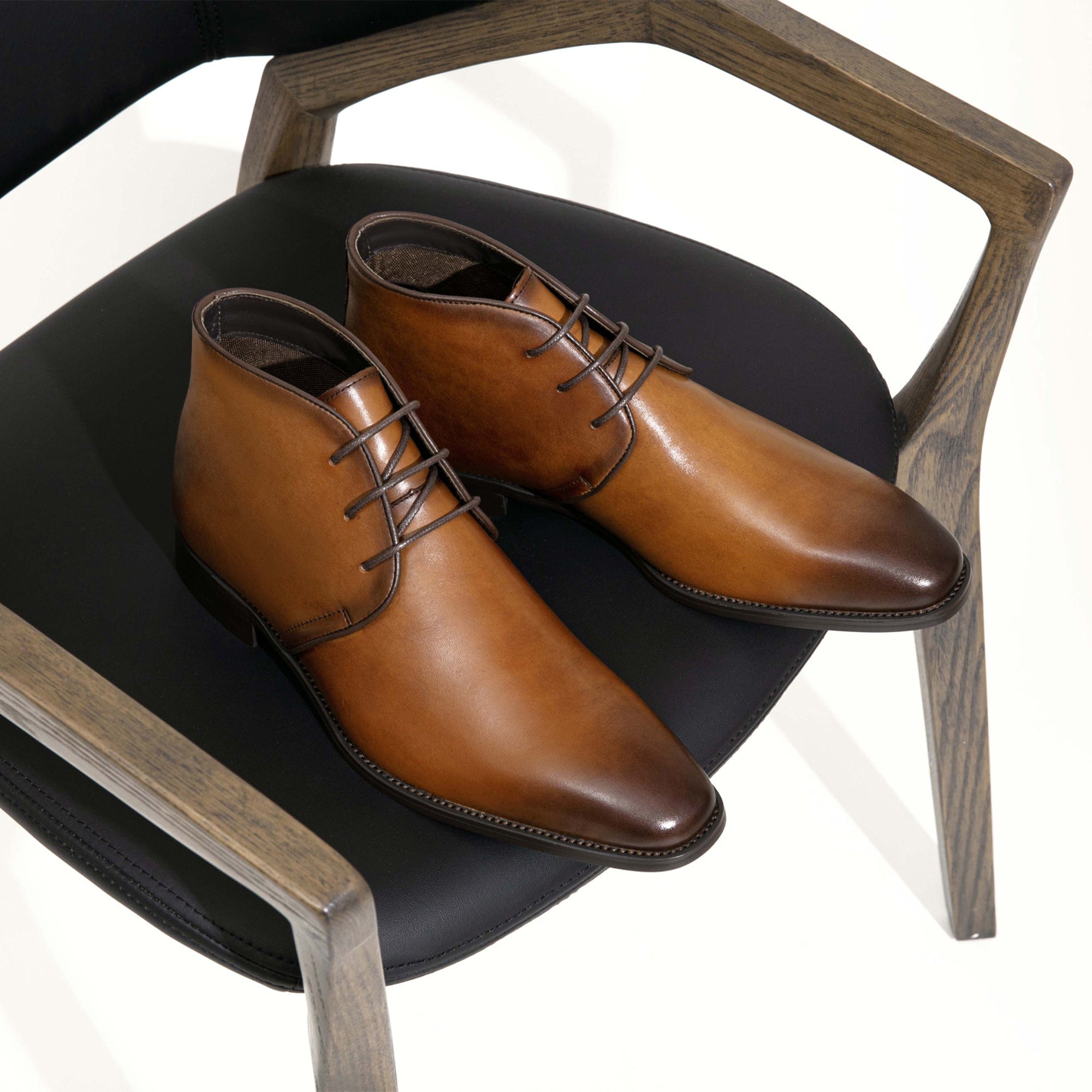 Jousen Shoes For Men Jousen Men's Dress Chukka Boots Leather