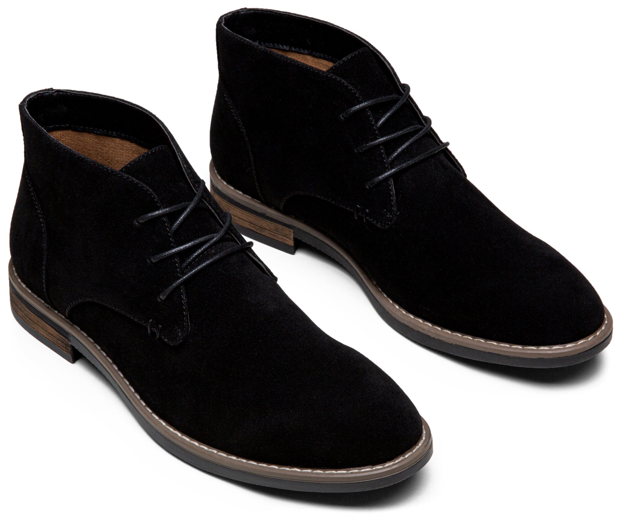 Joe’s Jeans Black Suede Chukka Boots Men’s Size 10.5 Lace-Up Ankle Boots Panama Jack C2 Mens Brown Boot Waterproof Havana Joe Lace Up  main image 2