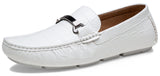 Men's Loafers Crocodile Printed Casual Shoes