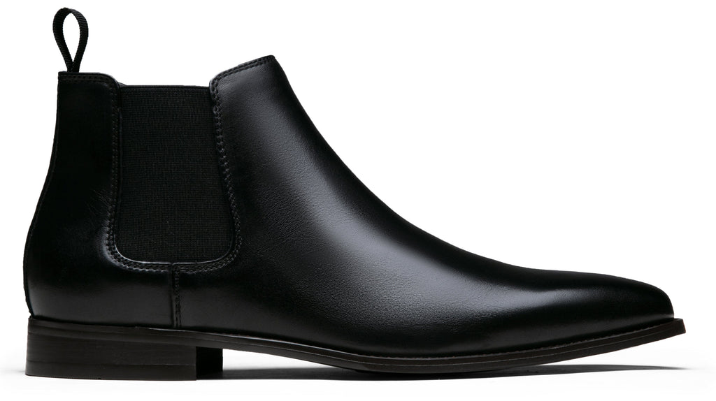 Men's Polished Leather Chelsea Dress Boot | JOUSEN