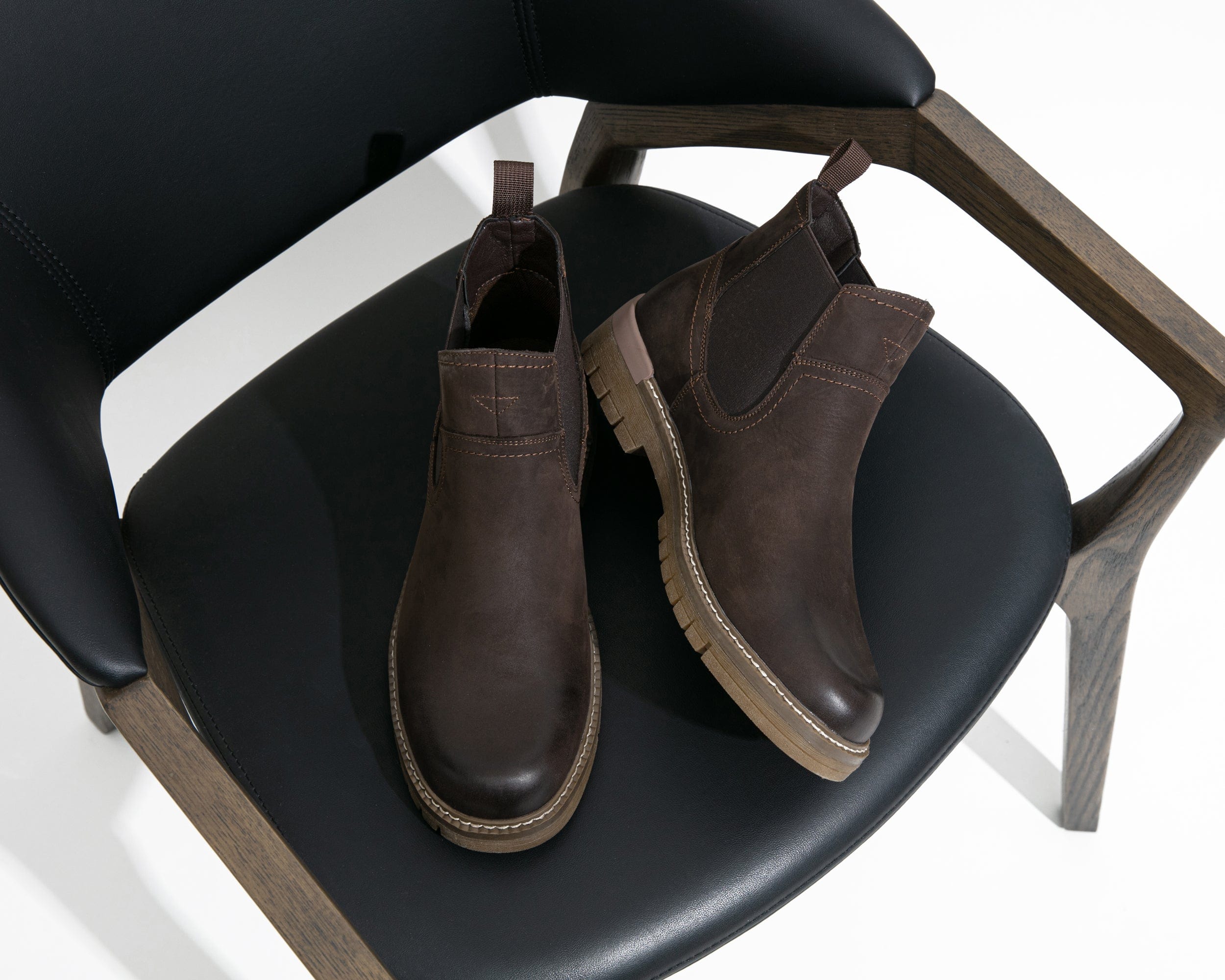 Men's Leather Casual Retro Slip On Ankle Boots | JOUSEN