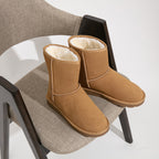 Men's Winter Suede Snow Leather Non-Slip Ankle Boots | JOUSEN