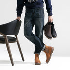 Men's Leather Casual Retro Slip On Ankle Boots | JOUSEN