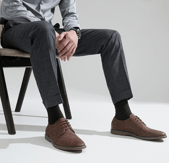 Men's Suede Casual Dress Shoes