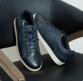 Jousen Men' s Casual Shoes Leather Dress Sneakers Business Casual Shoes for Men Breathable Fashion Sneakers