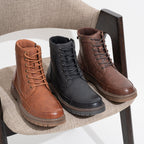 Jousen Men's Chukka Motorcycle Boots