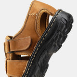 Men's Sandals Leather Closed Toe | JOUSEN