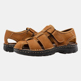 Men's Sandals Leather Closed Toe | JOUSEN